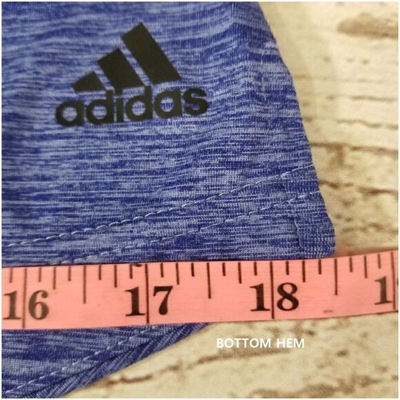 Nwt adidas climalite laser tank DT5615 womens size small blue black tank top. - Picture 12 of 12